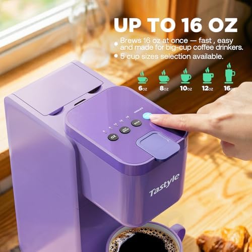 Tastyle Single Serve Coffee Maker Hot and Iced with Bold Brew, Up to 16 Oz - Image 3