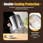 DYNAMI 8.7Gal 304 Stainless Steel Bucket Milk Can with Airtight Lid - Image 4