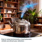 Whistling Tea Kettle,5.5l Tea Pot with Ergonomic Handle for Stovetop - Image 6