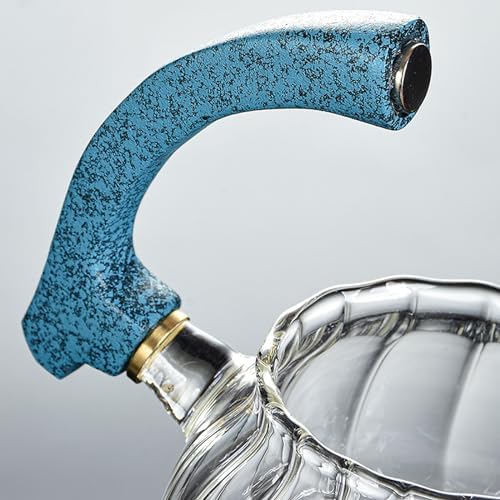 YUDIZWS Lazy Kungfu Drip Teapot,Heat Resistant Tea Set,Sturdy High Borosilicate Glass Teapot,Magnetic Water Diversion Semi-Automatic Teapot Set Magic Tea Set of Holiday Gifts,Fortune tea set - Image 7
