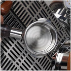 Precision Portafilter Basket Coffee Filter For 54mm，Compatible For Breville，18-22g Stainless Steel Bottomless Portafilter Basket 58mm(Glod 58MM (18g)) - Image 3