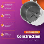 Venoly Nut Milk Maker Machine - Convenient Nut Milk Machine for Homemade Plant-Based and Dairy-Free Beverages | Nut and Soy Milk Maker with Stainless Steel Blades Produces Up To 5.5 Cups (White) - Image 5