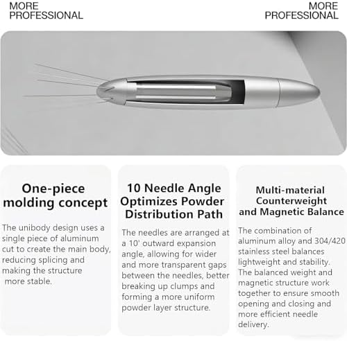 0.4mm * 6 Needle Coffee Stirrer, WDT Espresso Distribution Tool, Espresso Accessories, with Aluminum Alloy Base, Extra 6 Needles, Magnetic Structure, Coffee Machine Accessories for Barista - Image 3