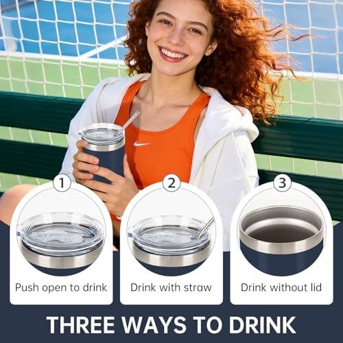 IEOVIEE 32 Pack 20oz Stainless Steel Insulated Bulk Tumblers with Lid&Straw - Image 7