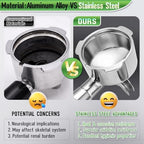 51mm Portafilter for CASABREWS 3700/CM5418, Dual Spout Espresso Handle with Siam Rosewood Grip & 304 Stainless Steel Basket - Image 3