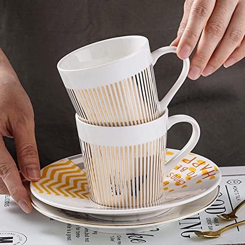 Moving Reflection Creative Coffee Cup Mirror Reflection Coffee Mug Coffee Handmade Mug Tea Ceramic Cup Shadow Mirror Saucers Coffee Mug (Color : Horse) - Image 5