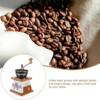 Burr Coffee Grinder Manual Wooden Hand Crank Bar Gift(Trapezoid) - Image 3