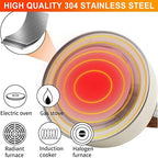 Vilihkc Tea Kettle 2.6 Liter Whistling Tea Kettle, Tea Pots for Stove Top Food Grade Stainless Steel with Wood Pattern Folding Handle, Loud Whistle Kettle for Tea, Coffee, Milk - Image 4