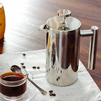 misppro French Press Coffee Maker, French Press Coffee Espresso Tea Maker, Stainless Steel Plunger, Insulated - 500ml - Image 7