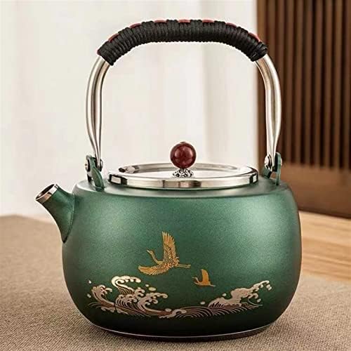 Tea Pot 1000ML Kettle 304 Thickened Stainless Steel Teapot Teapot Household Induction Cooker Tea Set Office Tea Room Teapot Teapot for Infuser (Color : B) - Image 4