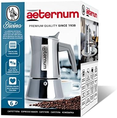 Bialetti Divina 0006283 Coffee Maker 6 Cups, Stainless Steel, Stainless Steel, 14 "x 11.5 x 20 cm - Image 2