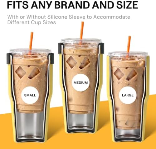 BABLOV GO-PAL 30oz Insulated Coffee Tumbler with Straw Ice Coffee Cup - Image 4