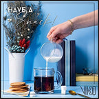 Vikko 10.75 Ounce Clear Glass Coffee Mugs - Set of 12, Microwave and Dishwasher Safe - Image 6