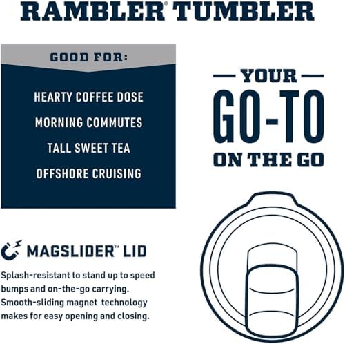 YETI Rambler 30 oz Tumbler, Stainless Steel, Vacuum Insulated with MagSlider Lid, Cape Taupe - Image 4