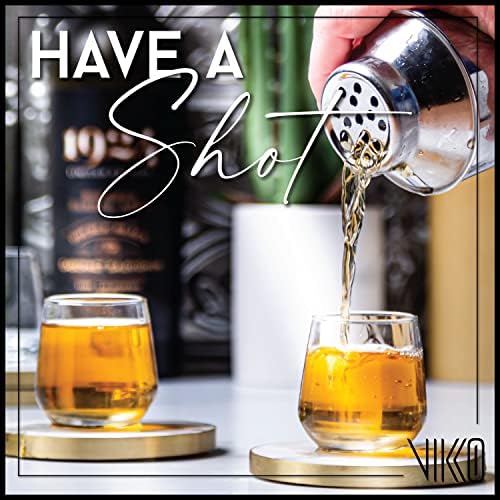Vikko 3.25 Ounce Shot Glasses, Set of 12 Small Liquor and Spirit Glasses, Durable Tequila Bar Glasses For Alcohol and Espresso Shots, 12 Piece Shooter Glass Set (LAL) - Image 3