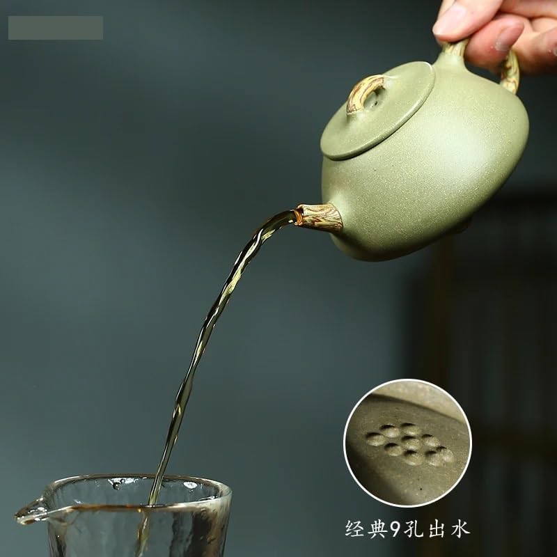Tea Pot Chinese Purple Sand Filter Teapot, Convenient Travel Tea Set, Home Retro Kettle, Chinese Tea Ceremony Supplies, Loose Tea Teapot 230ml Teapot for Infuser - Image 5