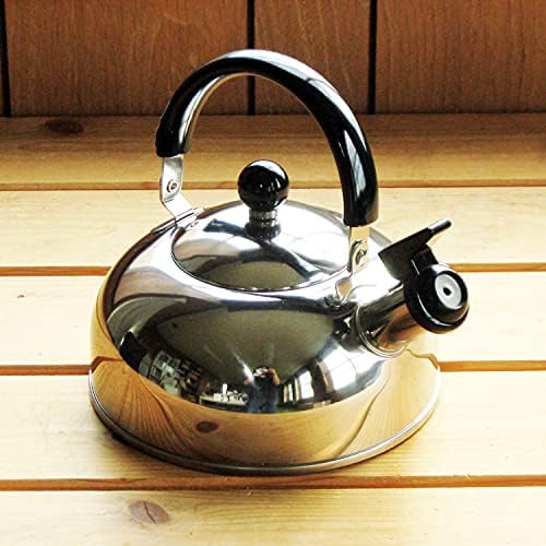 Nagao Tsubamesanjo Kettle, Full Water, 0.4 gal (1.5 L), Induction Compatible, Whistling, Stainless Steel, Made in Japan - Image 3