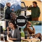 Portable All-in-One American Coffee Maker with Electric Grinder - Image 3