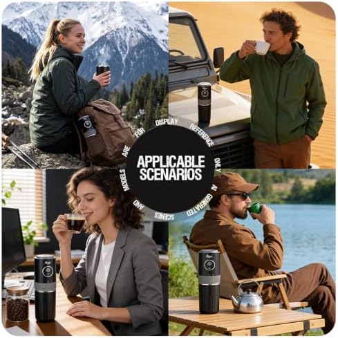 Portable All-in-One American Coffee Maker with Electric Grinder - Image 3