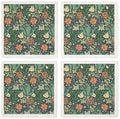 CafePress William Morris Compton Wallpaper Tumbled Stone - Set of 4 Coasters Set of 4 by CafePress