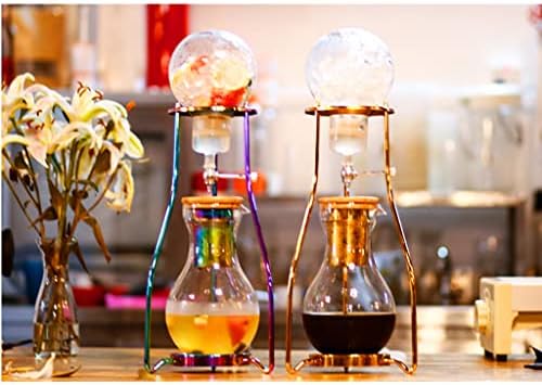 JITEM Cafetera Ice Cold Dripper Coffee and Tea Maker Dripper Brewer Maker with Adjustable Water Flow Stainless Steel Filter Glass Carafe for Coffee or Tea - Image 7