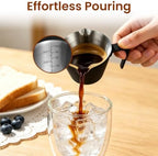 4 Pc Stainless Steel Espresso Shot Cups, 3.4oz/100ml, Black - Image 2