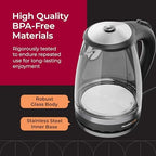 Mueller Living 1.5L Electric Kettle, Tea Kettle for Boiling Water - Image 3