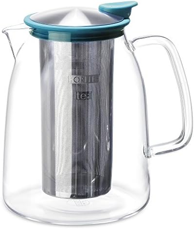 FORLIFE Mist Iced Tea Jug with Basket Infuser, 68-Ounce, Turquoise by Unknown