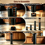 Espresso Knock Box for Coffee Grounds, Detachable Coffee Knock Box - Image 7
