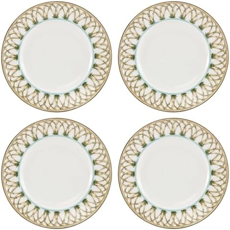 Lenox 897295 British Colonial Bamboo Accent Plates, Set of 4 by Lenox