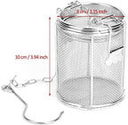 Stainless Steel Tea Ball Strainer for Cooking, Large Seasoning Filter Basket, 12x10cm - Image 4