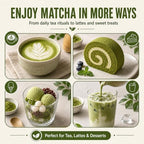 7PCS Matcha Set, Matcha Making Kit Includes Matcha Whisk and Bowl, Tea Lid, Scoop, Strainer and Match Whisk Holder, Tea Towel, Matcha Whisk Set for Matcha Lovers (Blue) - Image 4