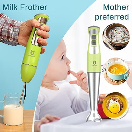 UTALENT 3-in-1 Immersion Hand Blender - Puree Food, Smoothies and Soups - Image 4