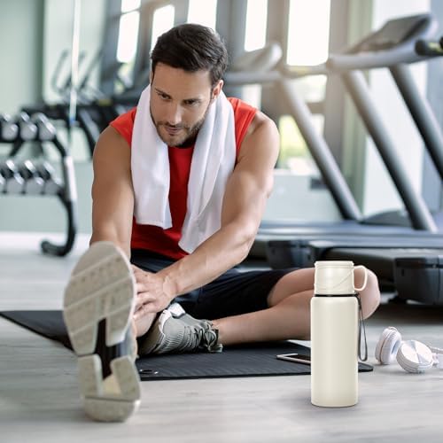 Double wall vacuum Leakproof stainless steel wide mouth insulated water bottle tea tumbler with cup,lid;smart thermoses hot coffee,thermal flask ice drinks with led digital temperature display - Image 6