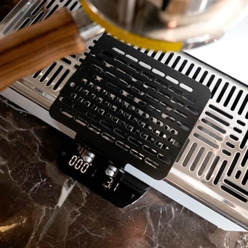 watchget Coffee Weighing Rack Espresso Machine Electronic Scale Weighing Stand Stainless Steel Coffee Scale Rack Stem Waterproof Scale Rod Protection Rack Black - Image 6