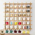 Oversize Coffee Mug Display Rack, 41 x 41 Inch,Holds 48 Cups by Sicrifety