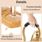 Belgium Luxury Royal Family Balance Syphon, Siphon Coffee Maker with Tee Handle, Elegant Retro-Style Design Vacuum Brewing Coffee Machine for Coffee Aficionados, Coffee/Tea Dual-Use - Image 4