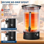 GarveeTech Commercial Electric Coffee Urn Hot Beverage Dispenser - Double Wall Stainless Steel, Large Capacity for Catering, Buffet, Parties, Events - Fast Heating - 18L/4.8 Gallon - Image 4
