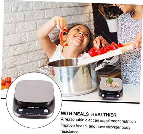 Stainless Steel Kitchen Food Scale 5kg 0.1g LCD Display - Image 4