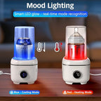 Coffee Warmer with Mood Light,Tea Warmer with Thermal Cover, 2-in-1 Coffee Mug Warmer for Desk(Cooling&Heating),Electric Coffee Mug Warmer for Coffee Tea Juice Yogurt -White - Image 7