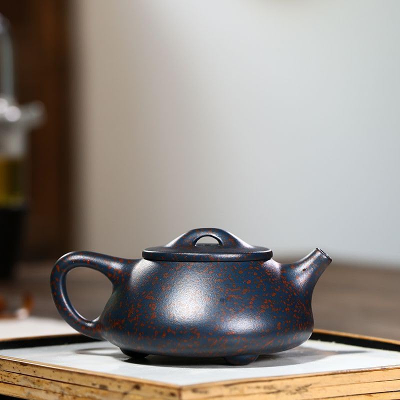 Tea Pots For Loose Tea Purple Clay Pot Retro Simple Purple Clay Pot Handmade Tea Set Home Office Tea Set Floral Teapot Drinking Set Tea Infuser Pot - Image 4