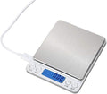 Kitchen Food Scale USB Rechargeable Baking Kitchen Electronic Scale Jewelry Scale Buddha Bead Amber Dense Wax Rosewood Cultivation Scale,3000g/0.1g by Unknown