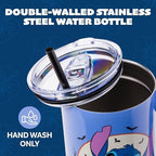 Silver Buffalo Disney Lilo and Stitch, Stainless Steel Tumbler, 40oz - Image 4