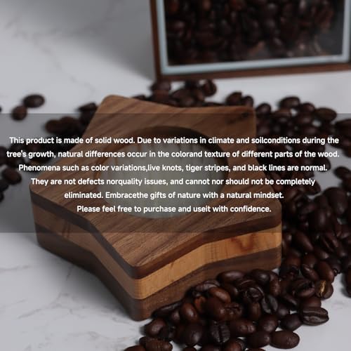 Modular Espresso Tamping Station, 4-in-1 Solid Wood Coffee Organizer, Tamping Station 51~54mm for Tamper & Portafilter, Espresso Tamp Stand for Home Barista - Image 6