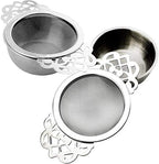 Stainless Steel Tea Strainer, Double-arm Tea Corner with Drop Collector Fine Mesh Tea Infuser for Loose-Leaf Teas - Image 4