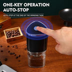 Electric Coffee Grinder with Adjustable Burr Mill for Home Use - Image 5