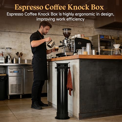 Espresso Coffee Knock Box, Bring 30 Dedicated Garbage Bags and Towels - Image 4