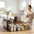 Coffee Station Organizer for Countertop, Coffee Bar Holder for Pods Tea Bag - Image 2