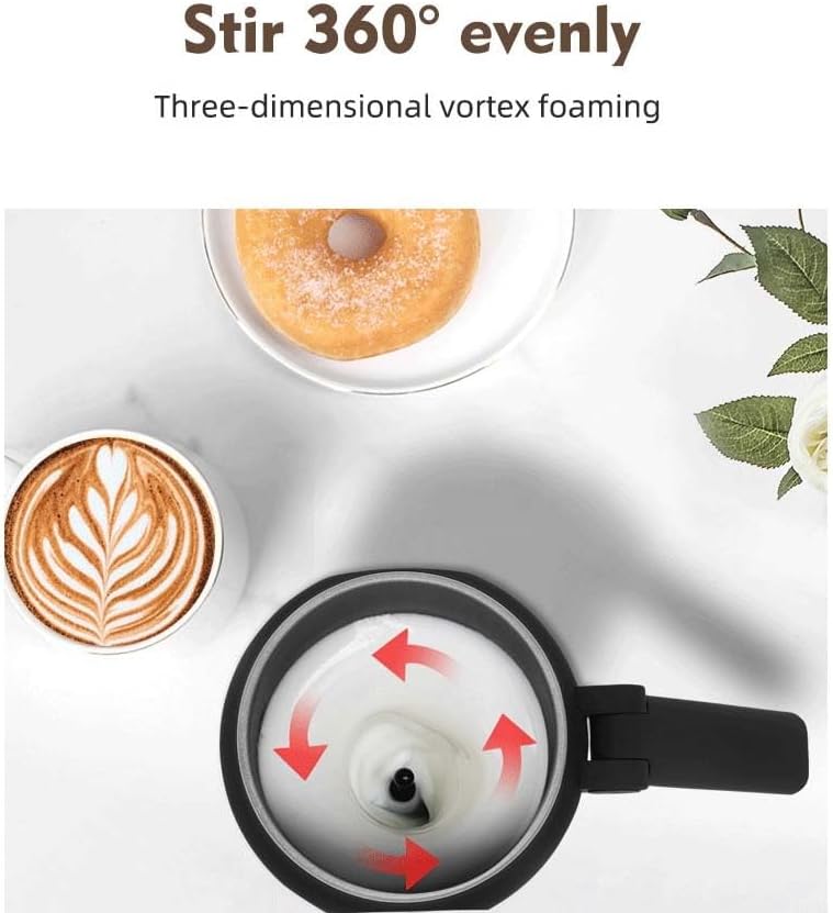 Electric Milk Frother | 4-Mode Hot & Cold Foam Maker for Latte - Image 5
