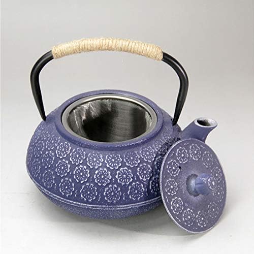 tetsubin cast iron kettle workshop japanese Healthy cast iron Teapot with Stainless Steel Infuser （800mL）【1.4Kg】 - Image 5
